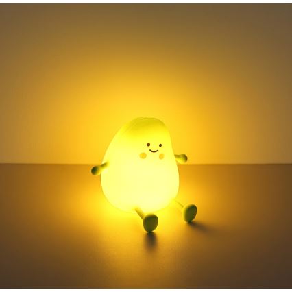Globo - LED RGBW dimmerabile ricaricabile lampada da notte per bambini LED/2W/5V 1200 mAh mango