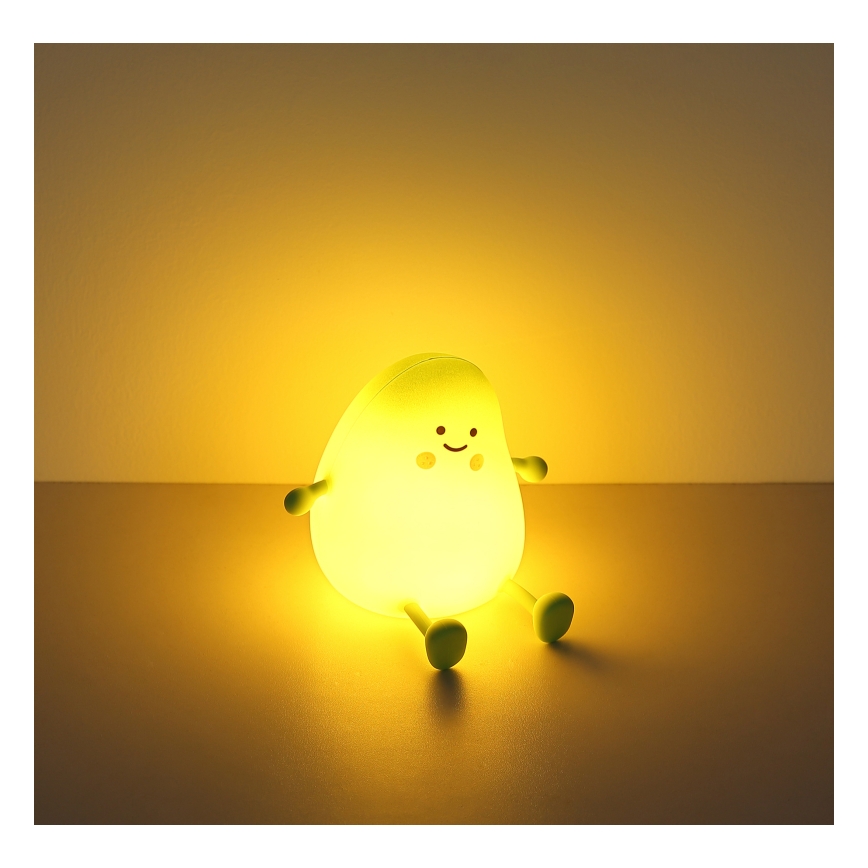 Globo - LED RGBW dimmerabile ricaricabile lampada da notte per bambini LED/2W/5V 1200 mAh mango