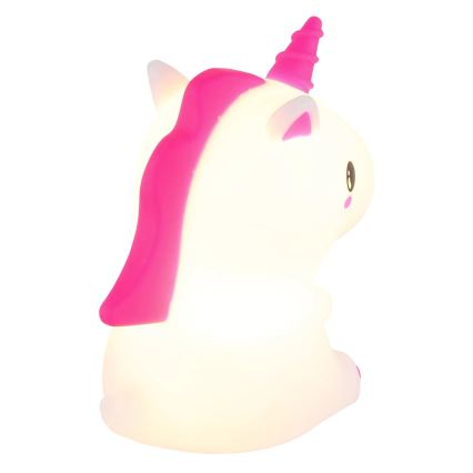 Globo - Luce notturna per bambini a LED RGBW dimmerabile e ricaricabile LED/1,5W/5V 1200 mAh unicorno