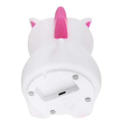 Globo - Luce notturna per bambini a LED RGBW dimmerabile e ricaricabile LED/1,5W/5V 1200 mAh unicorno