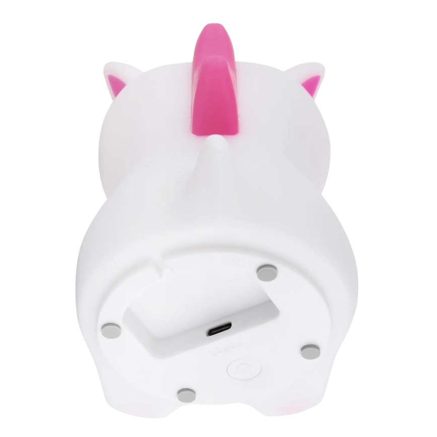 Globo - Luce notturna per bambini a LED RGBW dimmerabile e ricaricabile LED/1,5W/5V 1200 mAh unicorno