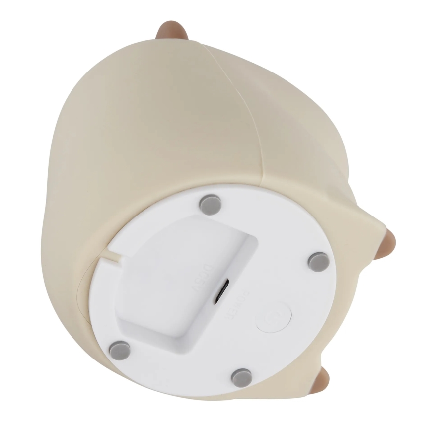 Globo - Luce notturna ricaricabile per bambini LED RGBW dimmerabile, LED 1,5W/5V, batteria 1200 mAh, capibara