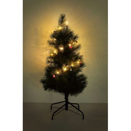 Globo - Catena LED 20xLED/2xAA 2,2m bianco caldo