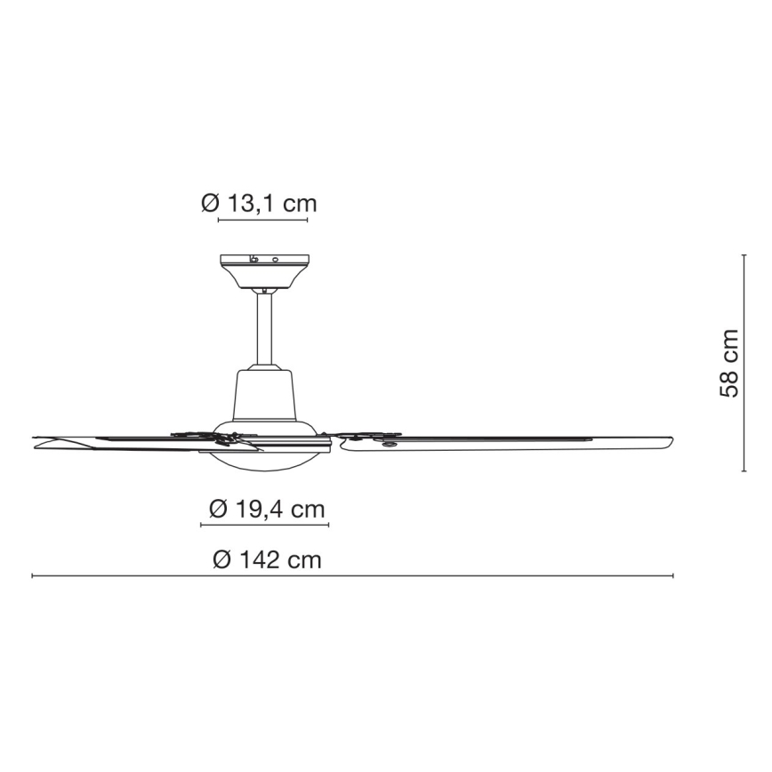 Globo - Ventilatore da soffitto