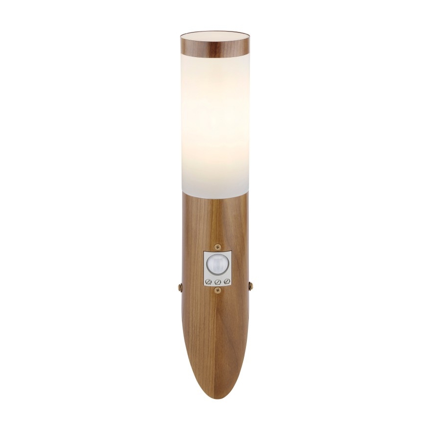 Globo - Applique da esterno con sensore 1xE27/15W/230V IP44