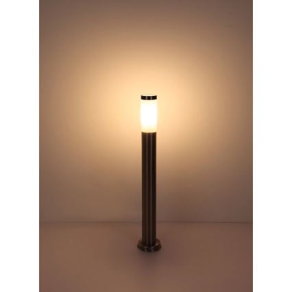 Globo - Lampada da esterno 1xE27/23W/230V IP44 80 cm cromo lucido