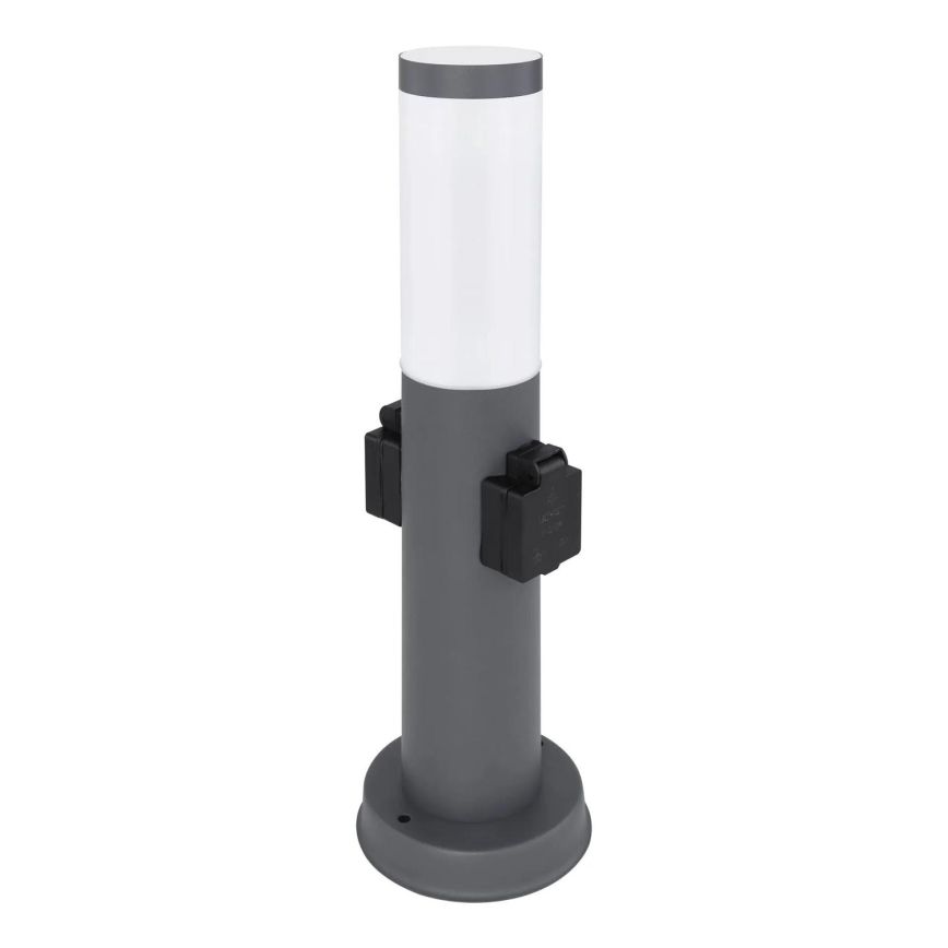 Globo 3158AK - Lampada da esterno con 2 prese BOSTON 1xE27/23W/230V IP44