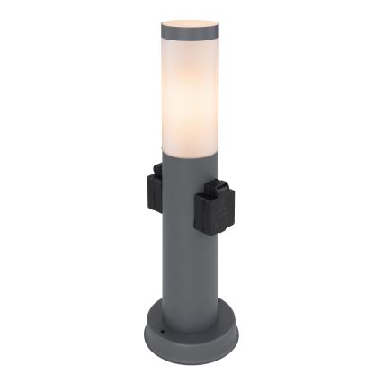 Globo 3158AK - Lampada da esterno con 2 prese BOSTON 1xE27/23W/230V IP44