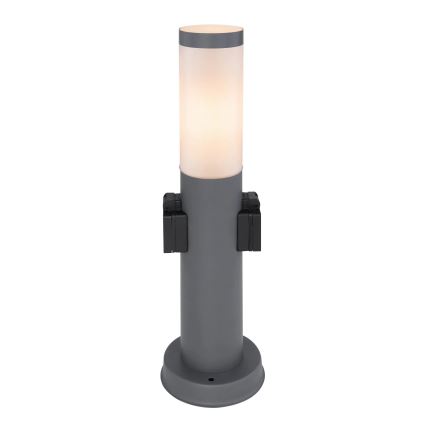 Globo 3158AK - Lampada da esterno con 2 prese BOSTON 1xE27/23W/230V IP44