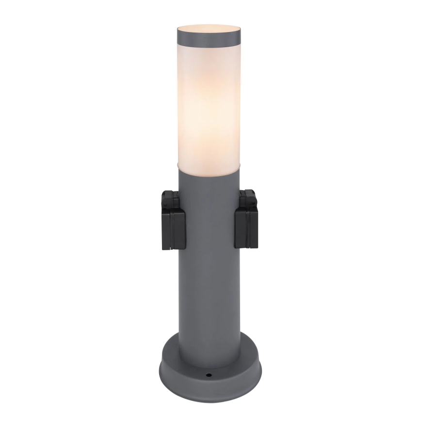 Globo 3158AK - Lampada da esterno con 2 prese BOSTON 1xE27/23W/230V IP44