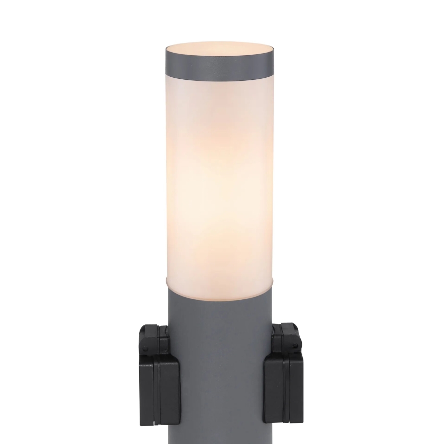 Globo 3158AK - Lampada da esterno con 2 prese BOSTON 1xE27/23W/230V IP44