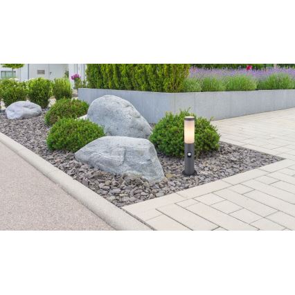 Globo - Lampada da esterno con sensore 1xE27/15W/230V 45 cm IP44