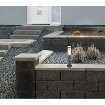 Globo - Lampada da esterno con sensore 1xE27/15W/230V 45 cm IP44