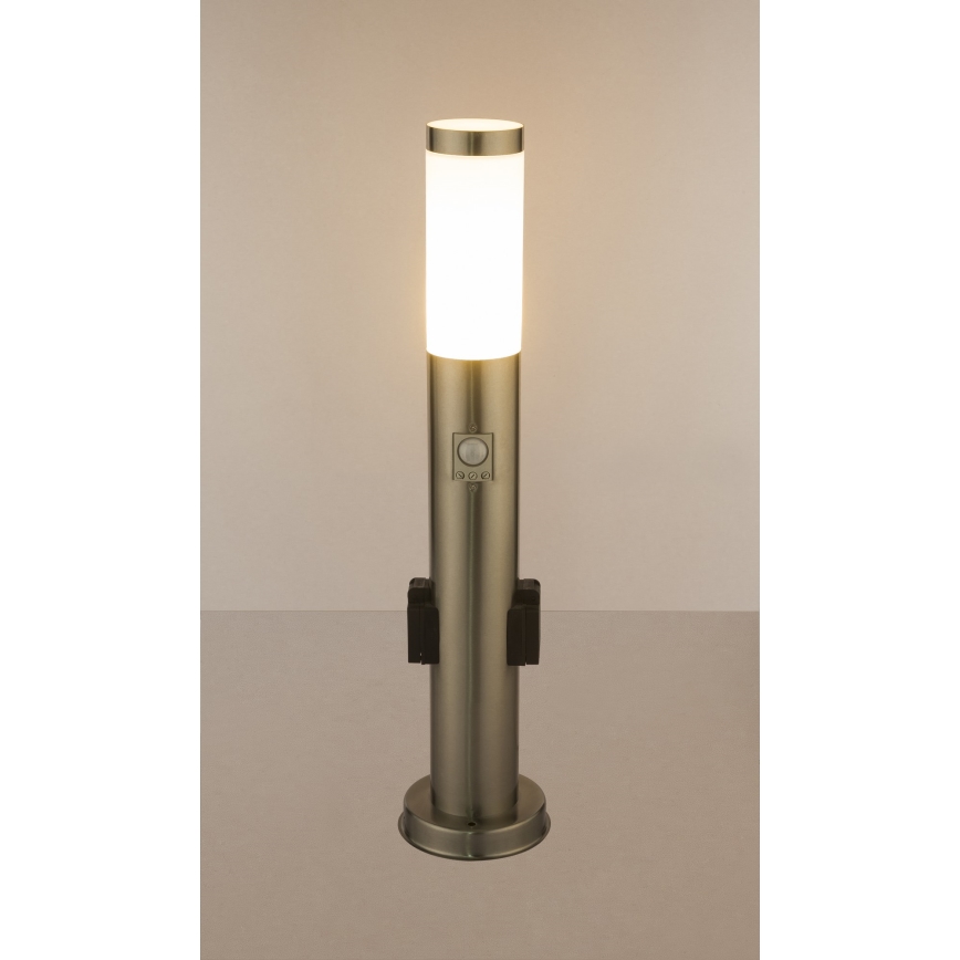 Globo - Lampada da esterno a LED con sensore e 2 sockets LED/9W/230V 60 cm IP44