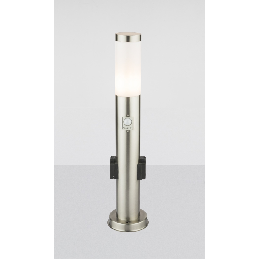 Globo - Lampada da esterno a LED con sensore e 2 sockets LED/9W/230V 60 cm IP44