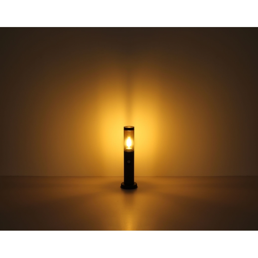 Globo - Lampada da esterno con sensore 1xE27/15W/230V 45 cm IP44