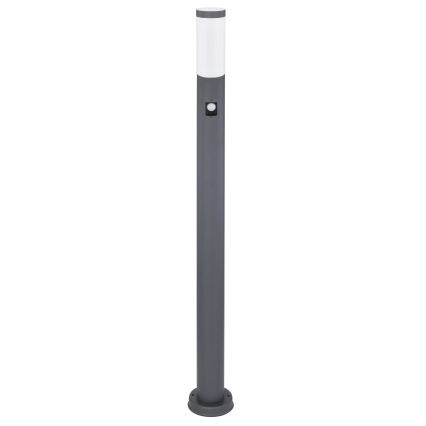 Globo - Lampada da esterno con sensore 1xE27/15W/230V IP44 110 cm antracite