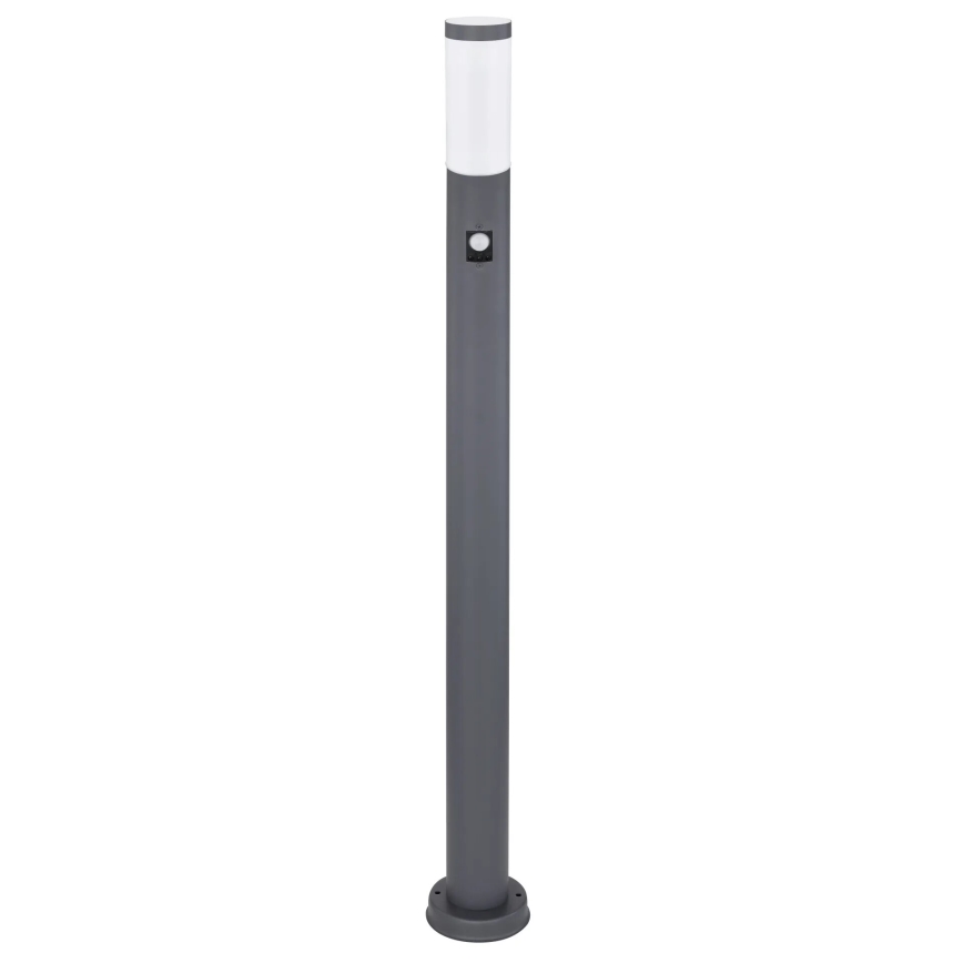 Globo - Lampada da esterno con sensore 1xE27/15W/230V IP44 110 cm antracite