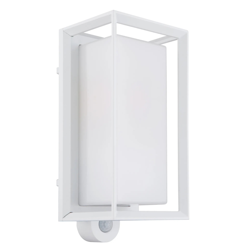 Globo - Applique da esterno con sensore 1xE27/60W/230V IP44 bianco