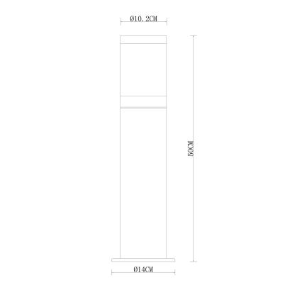 Globo - Lampada da esterno 1xE27/60W/230V 50 cm IP44