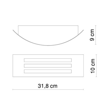 Globo - Illuminazione LED da esterno 1xE27/20W/230V