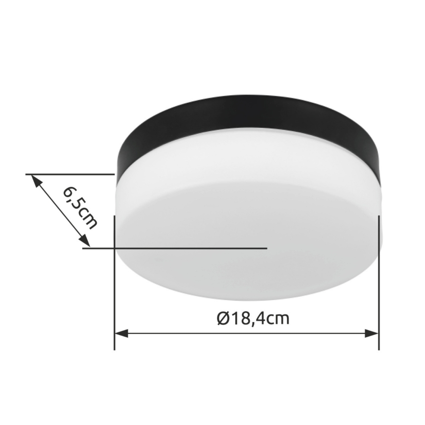 Globo - Lampada da bagno 1xE27/60W/230V diametro 18,4 cm IP44