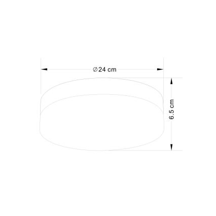 Globo - Lampada da bagno 2xE27/40W/230V diametro 24 cm IP44