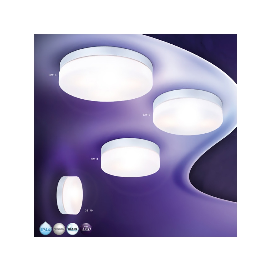 Globo - Lampada da bagno 3xE27/40W/230V diametro 30 cm IP44