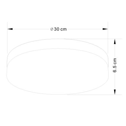 Globo - Lampada da bagno 3xE27/40W/230V diametro 30 cm IP44