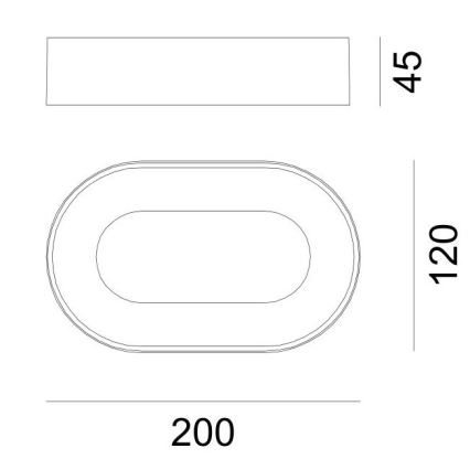 Globo - Applique LED da esterno LED/12W/230V IP65