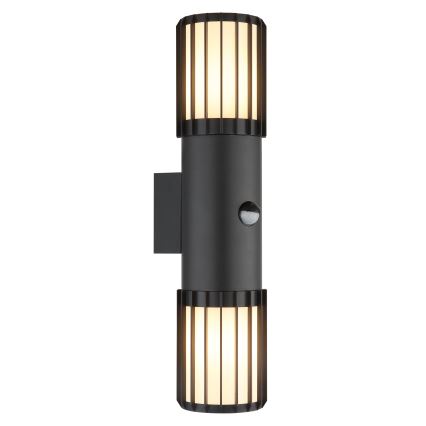 Globo - Applique da esterno con sensore 2xE27/15W/230V IP54