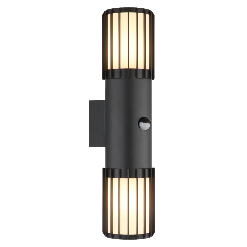 Globo - Applique da esterno con sensore 2xE27/15W/230V IP54