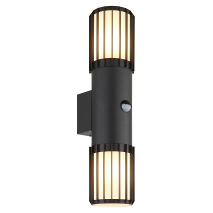 Globo - Applique da esterno con sensore 2xE27/15W/230V IP54