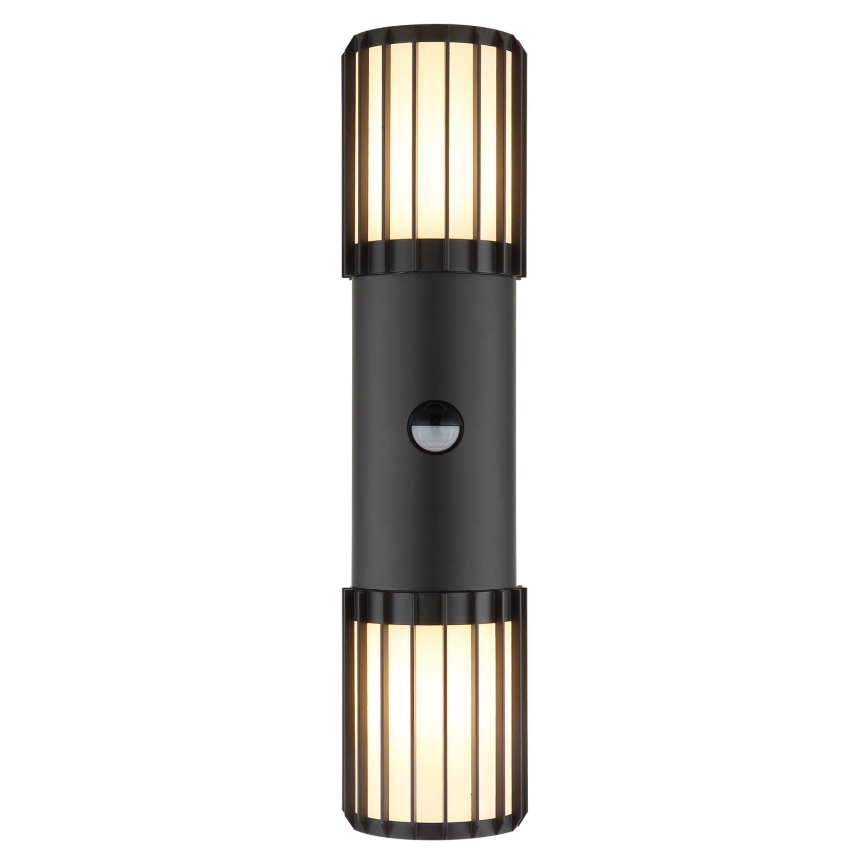 Globo - Applique da esterno con sensore 2xE27/15W/230V IP54