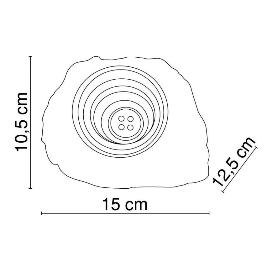 Globo - LED Luce solare decorativa 4xLED/0,06W/1,2V IP44 200 mAh