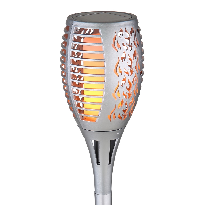 Globo - Lampada LED solare LED/3,6W/3V 1800K IP44 cromo lucido