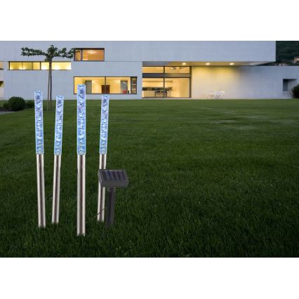 Globo - SET 4x Lampada LED solare 4xLED/0,07W IP44 600 mAh