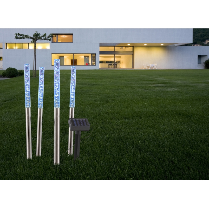 Globo - SET 4x Lampada LED solare 4xLED/0,07W IP44 600 mAh