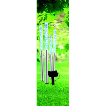 Globo - SET 4x Lampada LED solare 4xLED/0,07W IP44 600 mAh