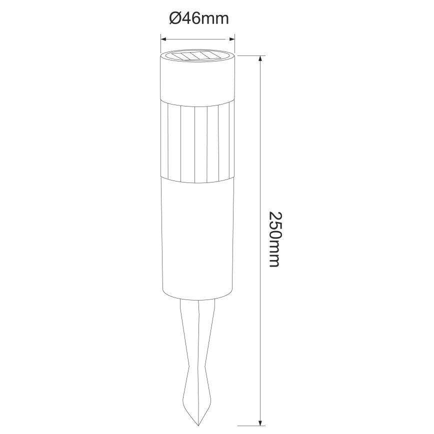 Globo - SET 4x Lampada solare LED LED/0,06W/3,2V IP44 100 mAh