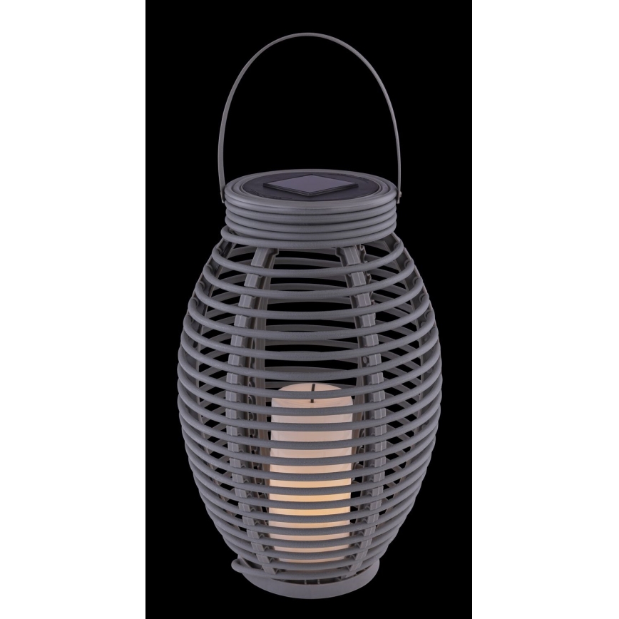 Globo - Lampada LED solare LED/0,06W/3,2V IP44 200 mAh rattan