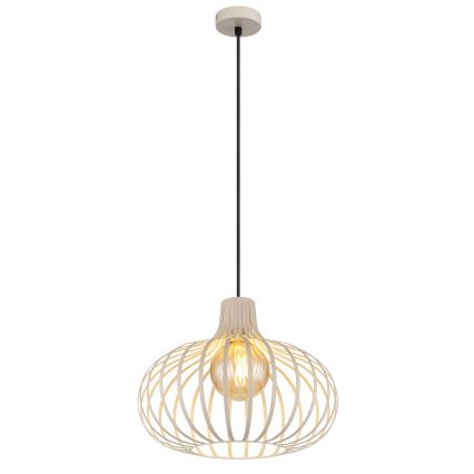 Globo - Lampadario a sospensione con cavo 1xE27/40W/230V beige