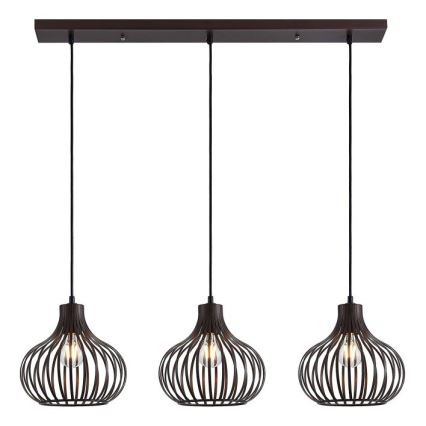 Globo - Lampadario a sospensione con filo 3xE27/40W/230V