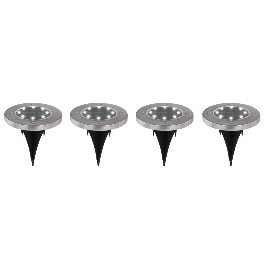 Globo - SET 4x Lampada LED solare LED/0,1W/3V IP44 300 mAh