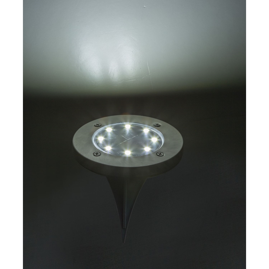 Globo - SET 2x Lampada LED solare LED/0,8W/3V IP44 300 mAh