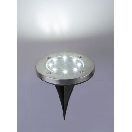 Globo - SET 2x Lampada LED solare LED/0,8W/3V IP44 300 mAh