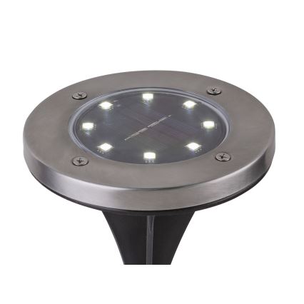 Globo - SET 2x Lampada LED solare LED/0,8W/3V IP44 300 mAh