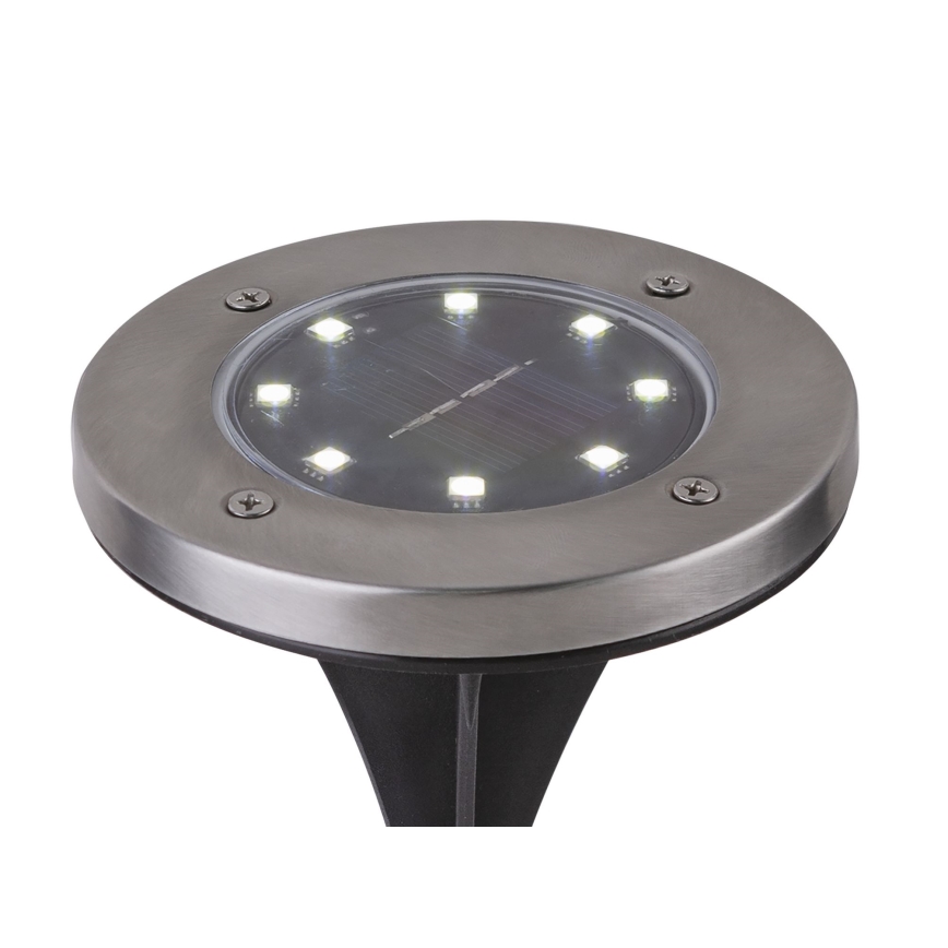 Globo - SET 2x Lampada LED solare LED/0,8W/3V IP44 300 mAh