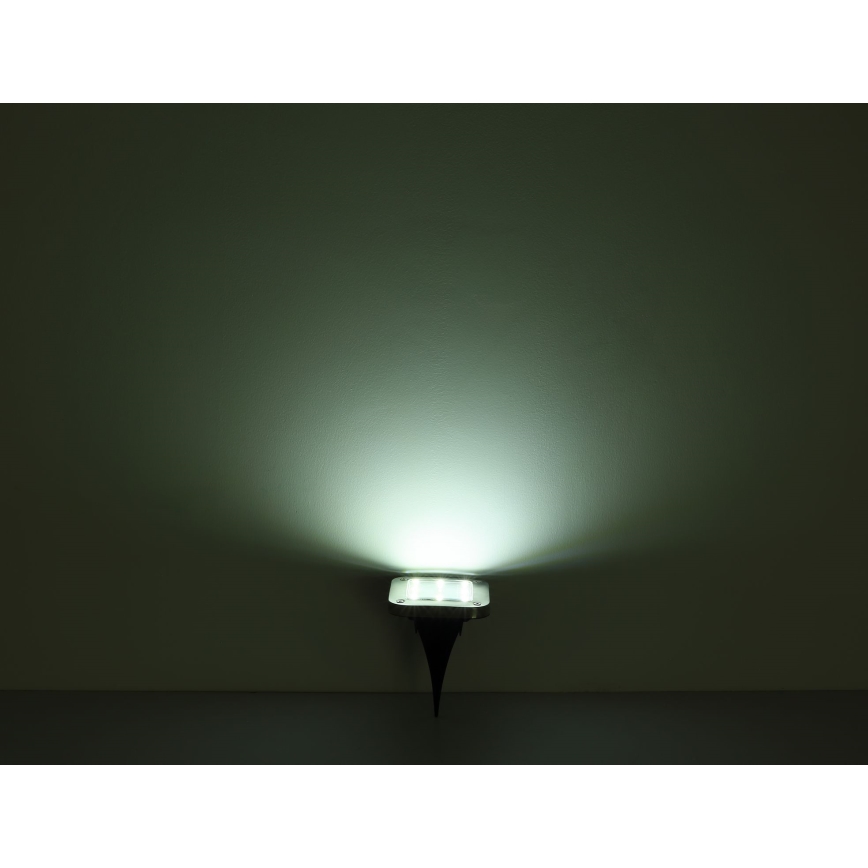 Globo - SET 2x Lampada LED solare LED/0,8W/1,2V IP44 300 mAh