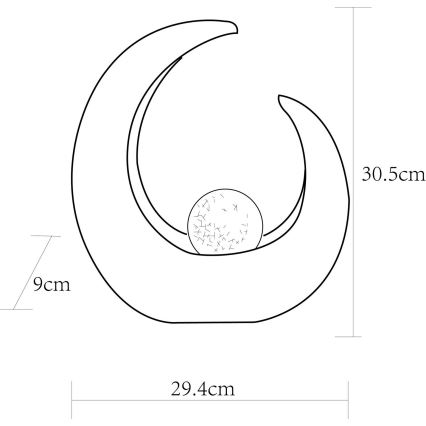 Globo - Lampada solare LED LED/0,02W/3V IP44